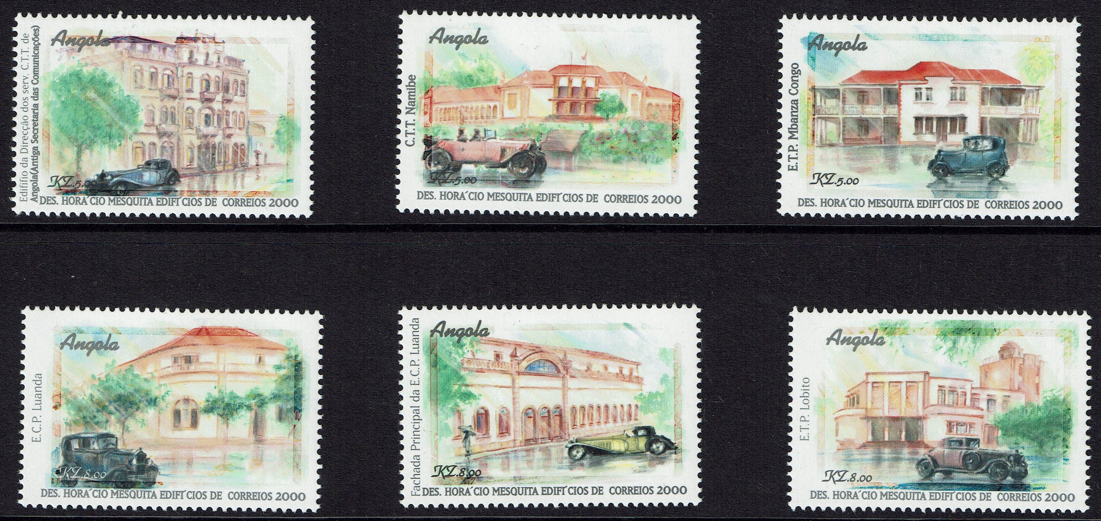 Angola SG 1603-08